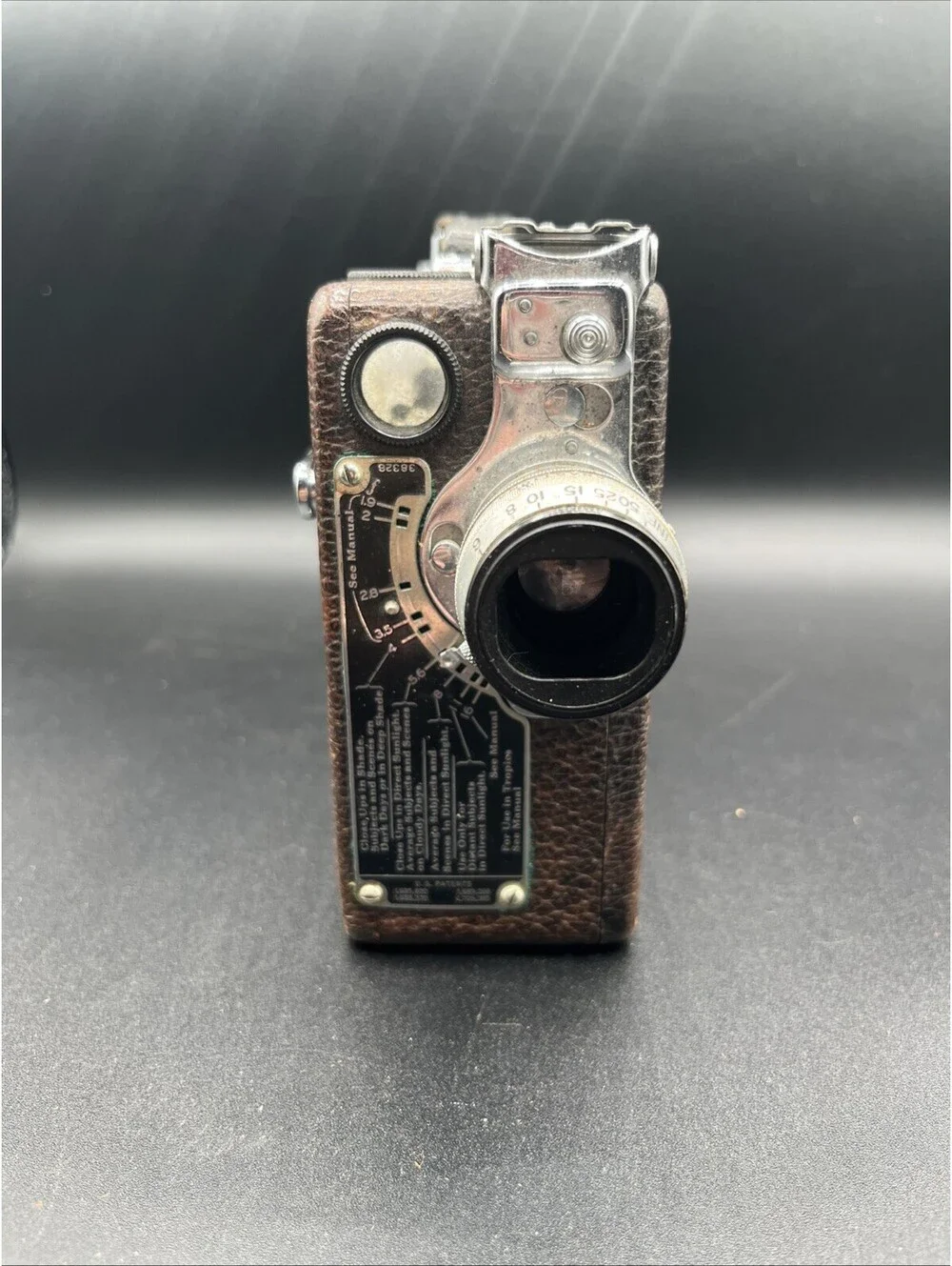 Vintage 16mm  Cine-Kodak Model K f/1.9 Film Movie Camera w/Case - Untested